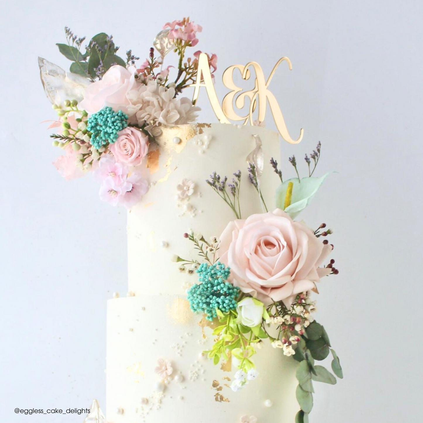 Personalised Acrylic Separate Cake Charm Letters - Harwill & Fox