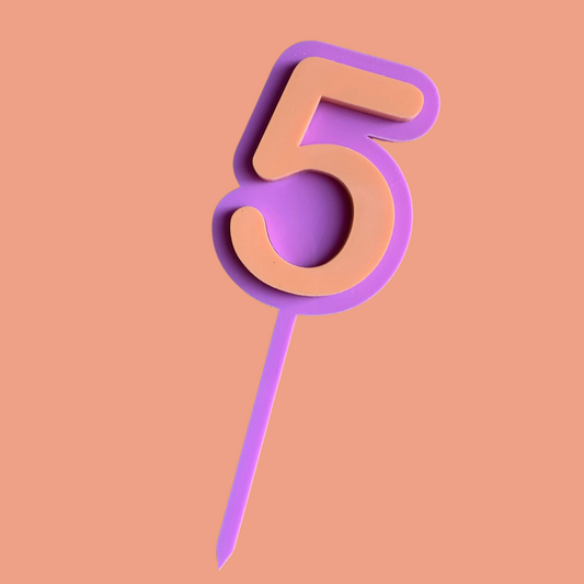 Number Cake Topper - Harwill & Fox