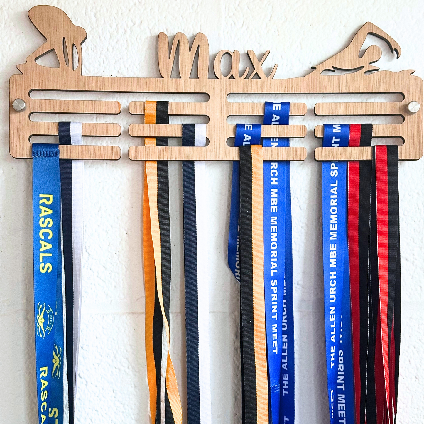 Personalised Swimming Medal Hanger - Harwill & Fox