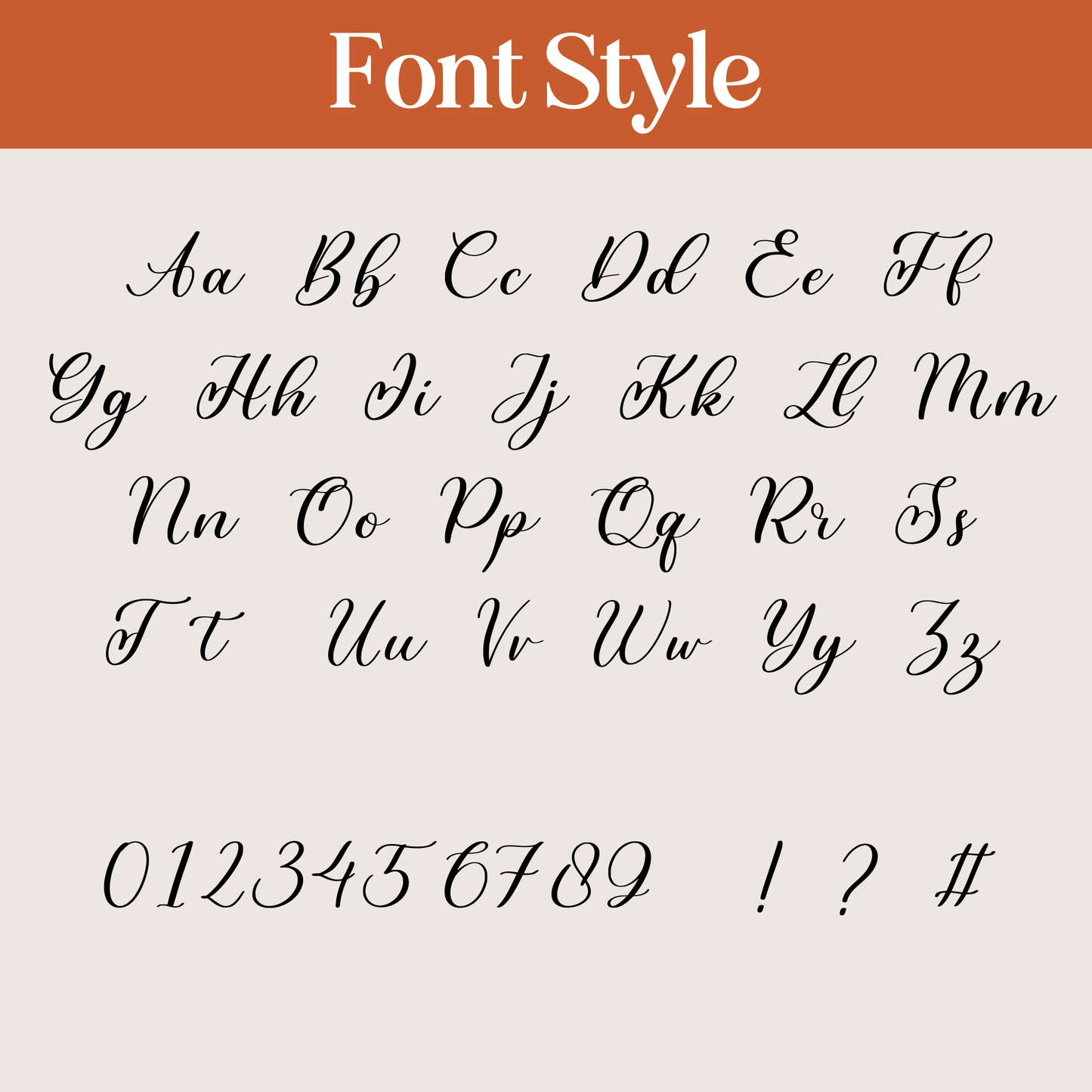 Custom Text Acrylic Cake Topper - Harwill & Fox