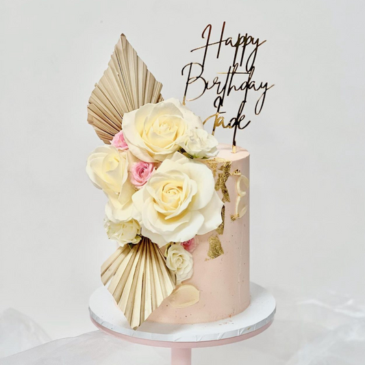 Happy Birthday Name Cake Topper - Harwill & Fox