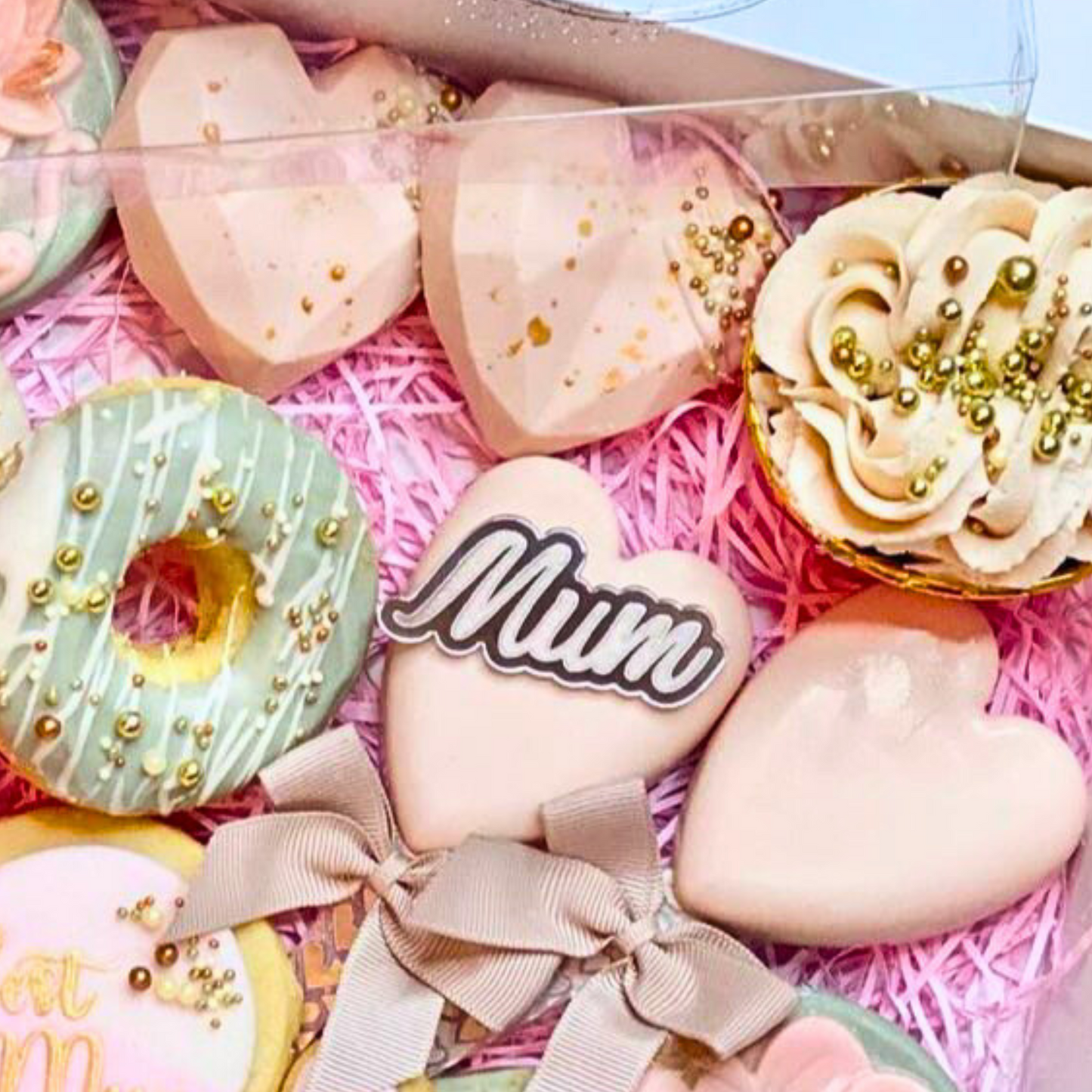 Mum Engraved Cupcake Charms