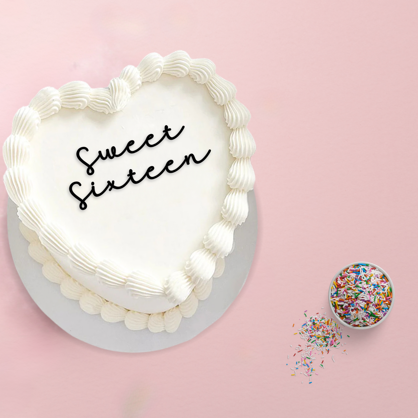 Sweet Sixteen Cake Charm - Harwill & Fox