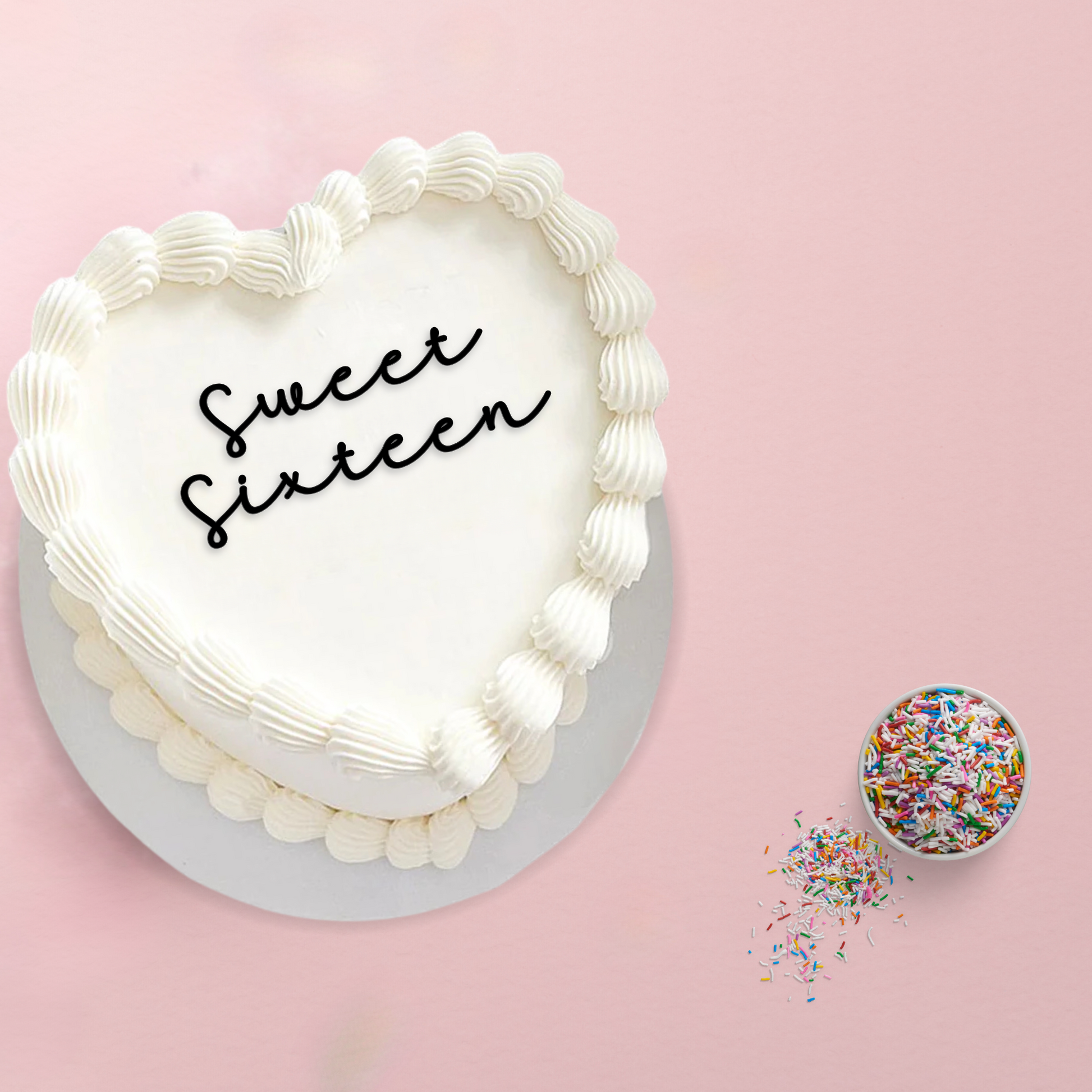 Sweet Sixteen Cake Charm - Harwill & Fox