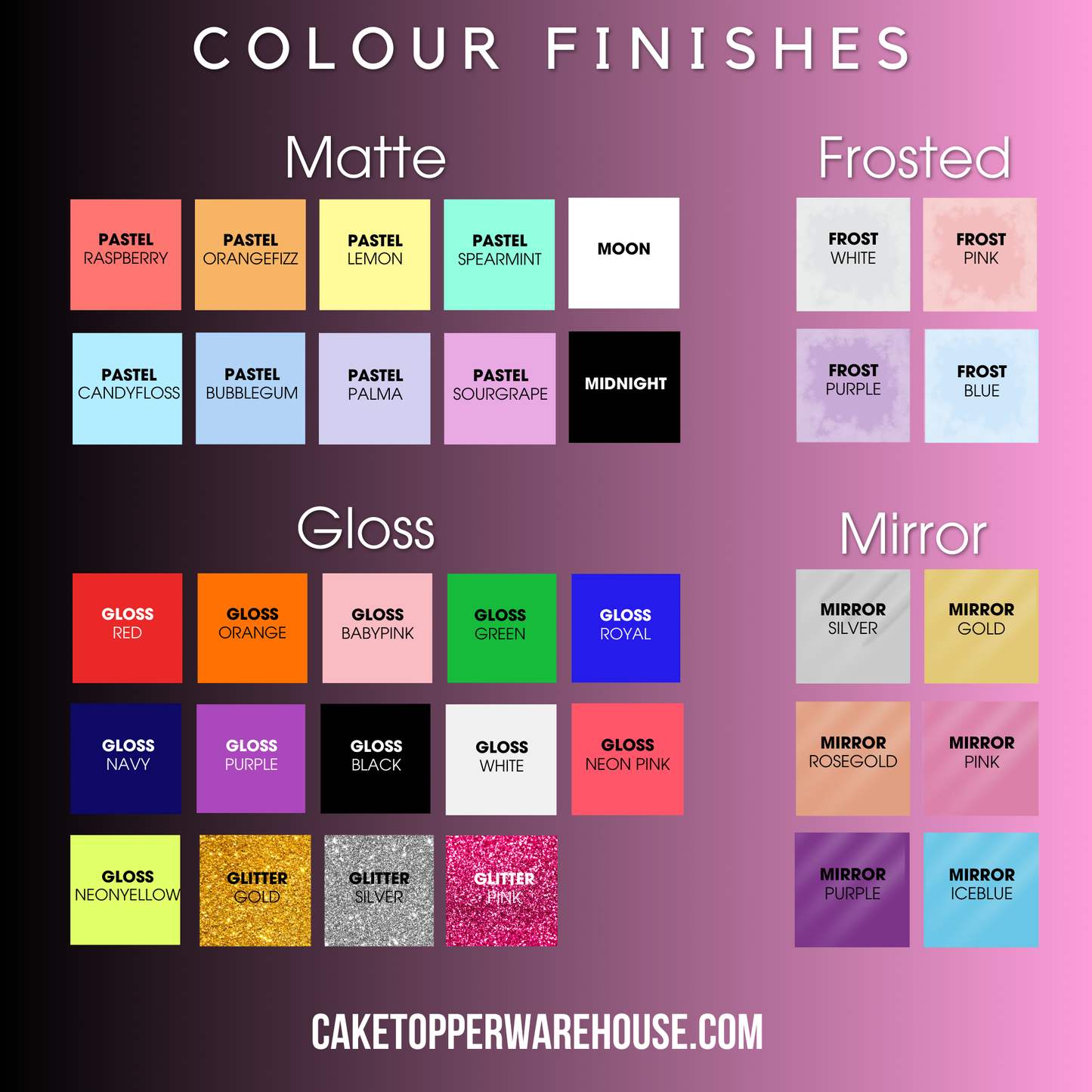 Age Cake Topper - Harwill & Fox