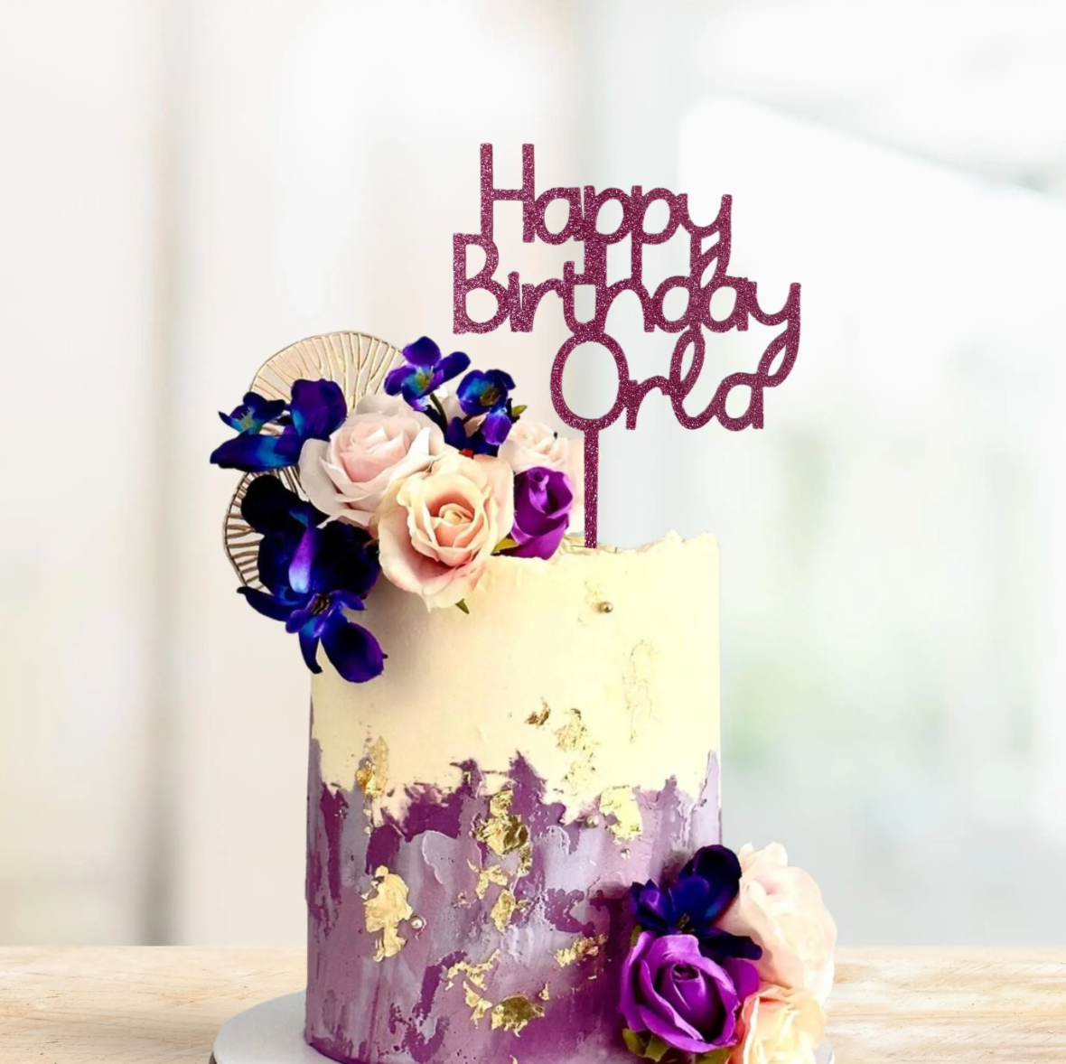 Happy Birthday Name Cake Topper - Harwill & Fox