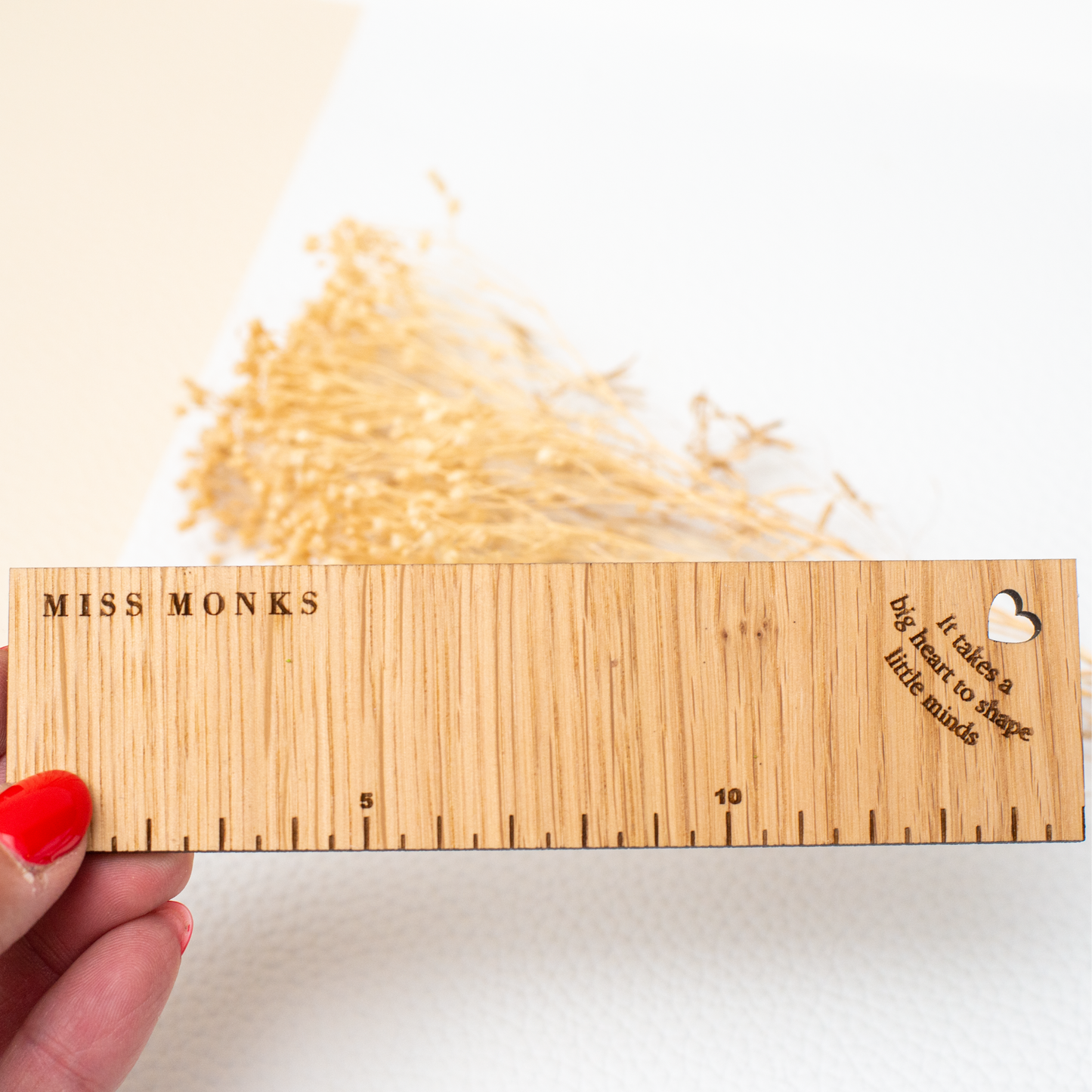 Personalised Wood Teachers Ruler - Harwill & Fox