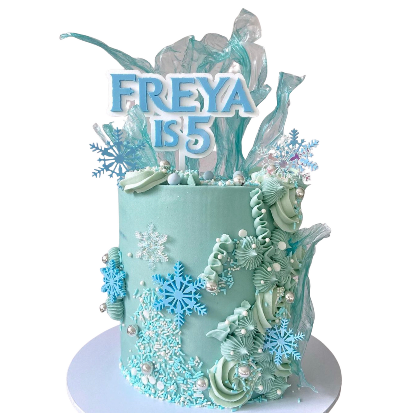 Ice Princess Theme Cake Topper - Harwill & Fox