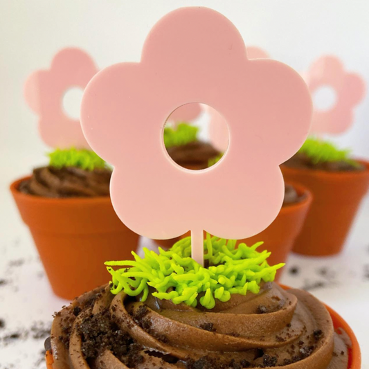 Flower Cupcake Toppers - Harwill & Fox