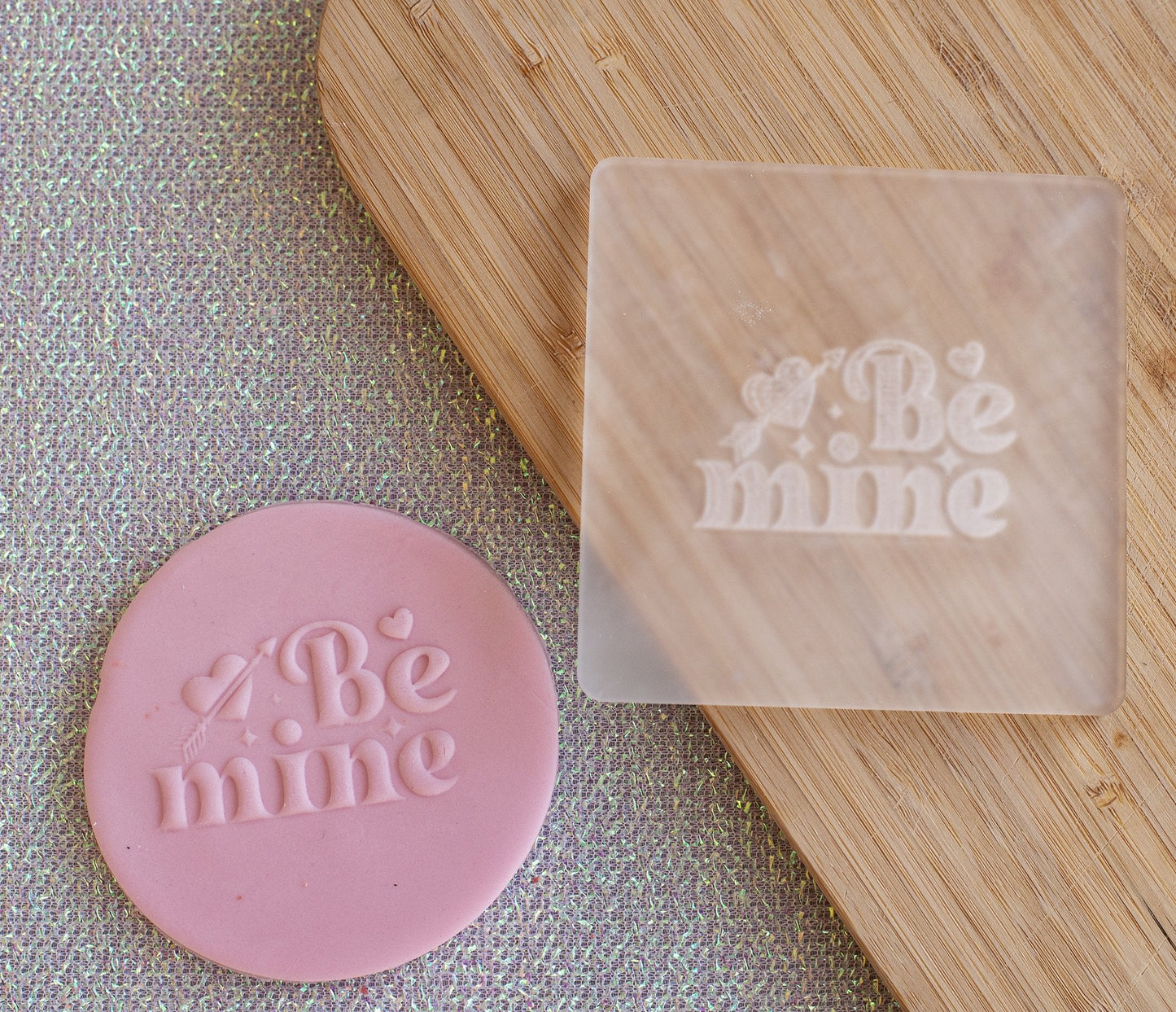 Be Mine Fondant Embosser - Harwill & Fox