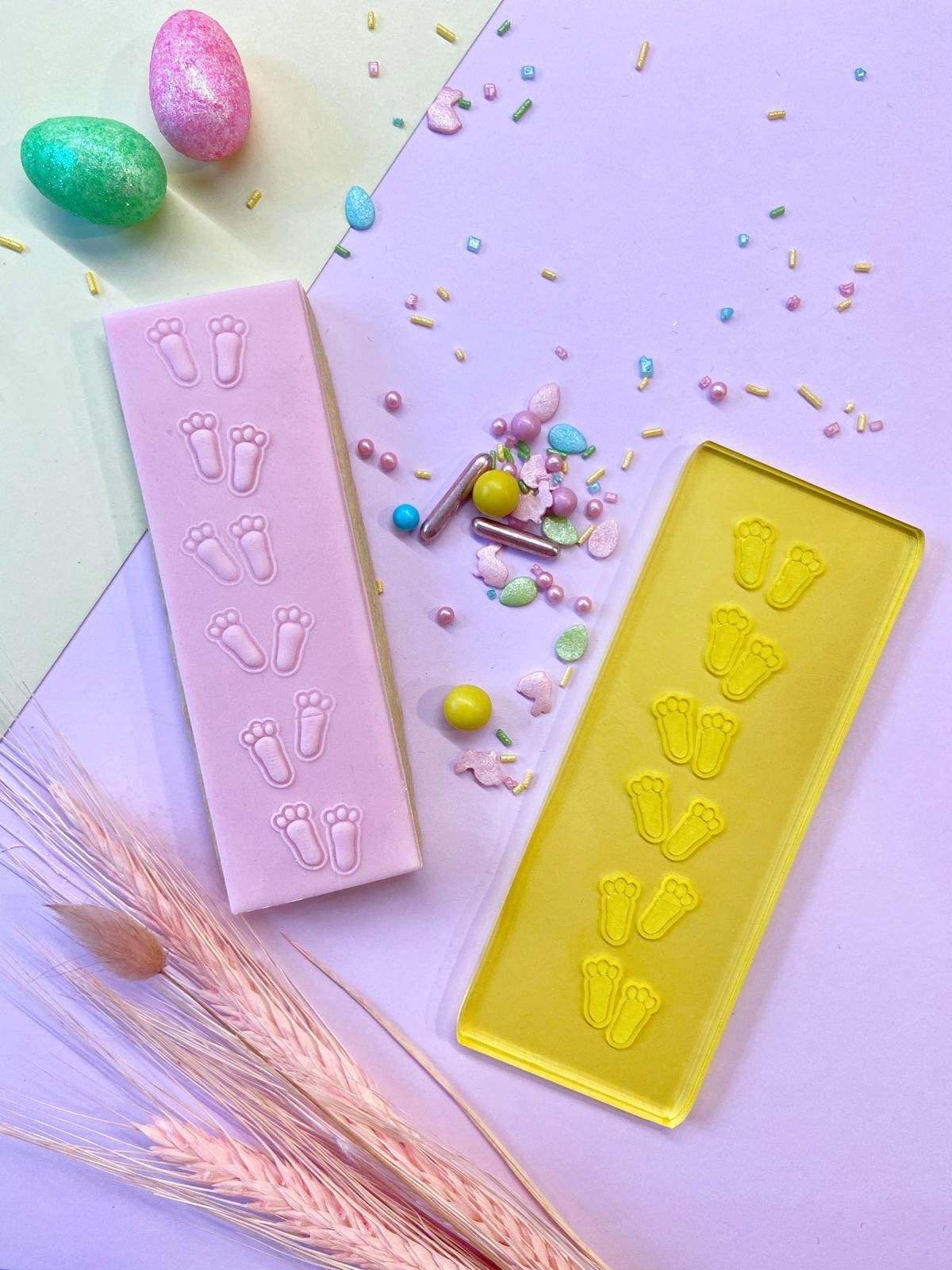 Bunny Feet Rectangle Embosser - Harwill & Fox