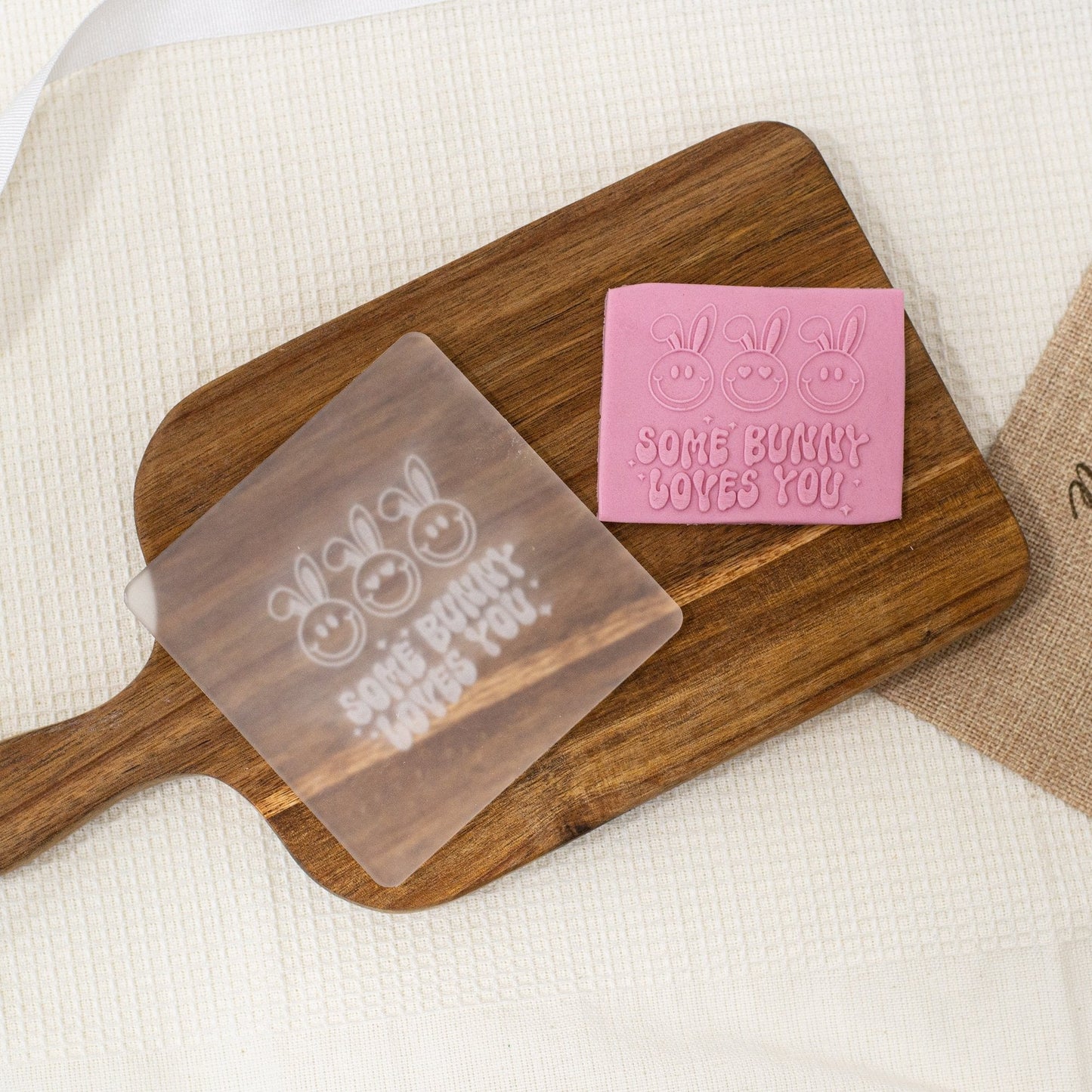 Bunny Smiley Fondant Embosser - Harwill & Fox