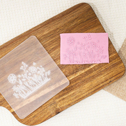 Floral Row Fondant Embosser - Harwill & Fox