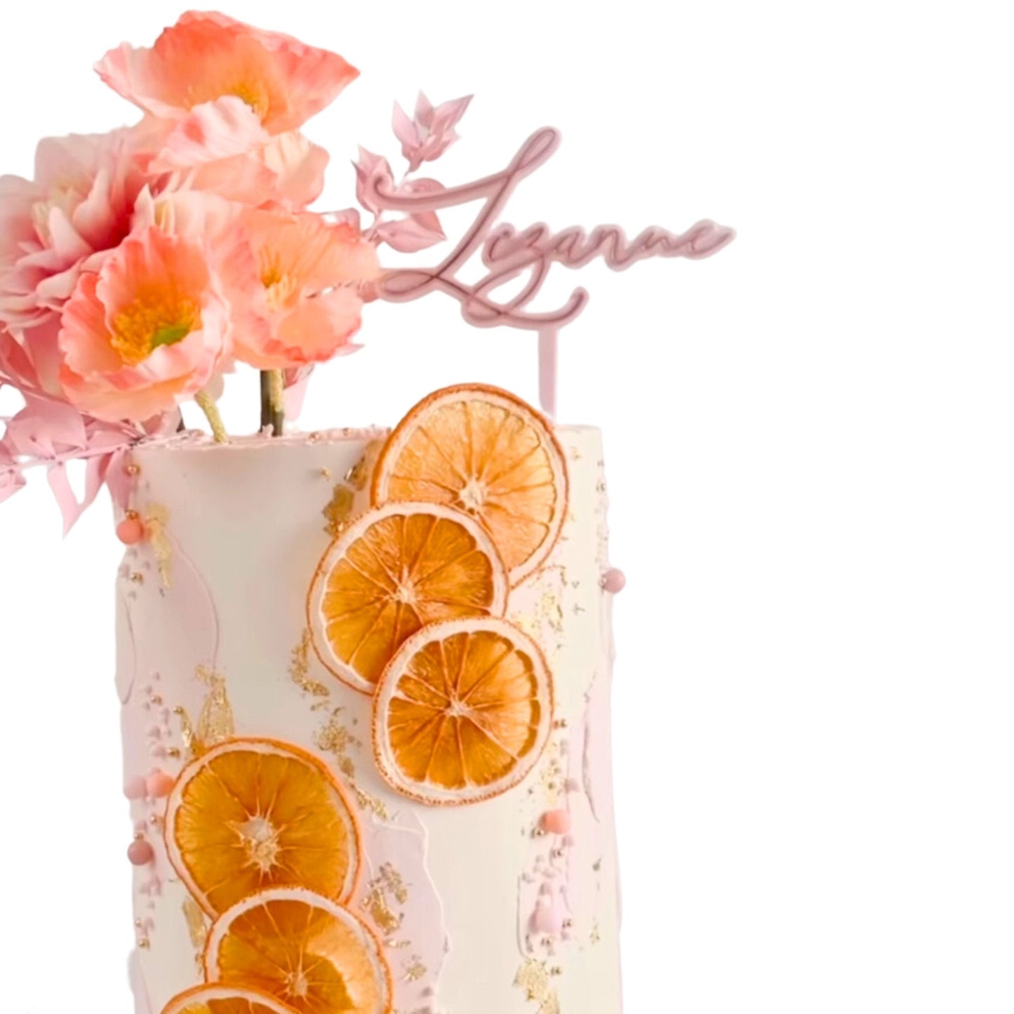 Flow Font Double Layer Cake Topper - Harwill & Fox