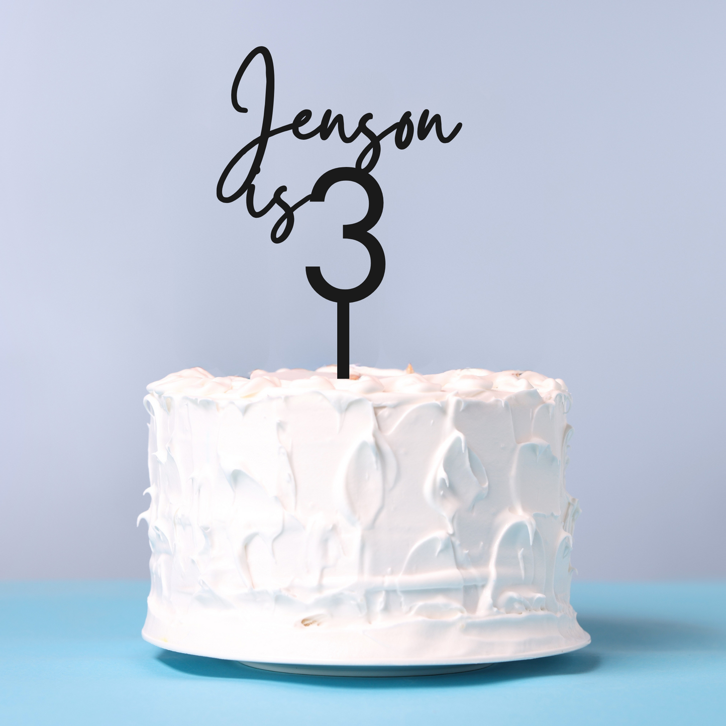 Name with Age Cake Topper