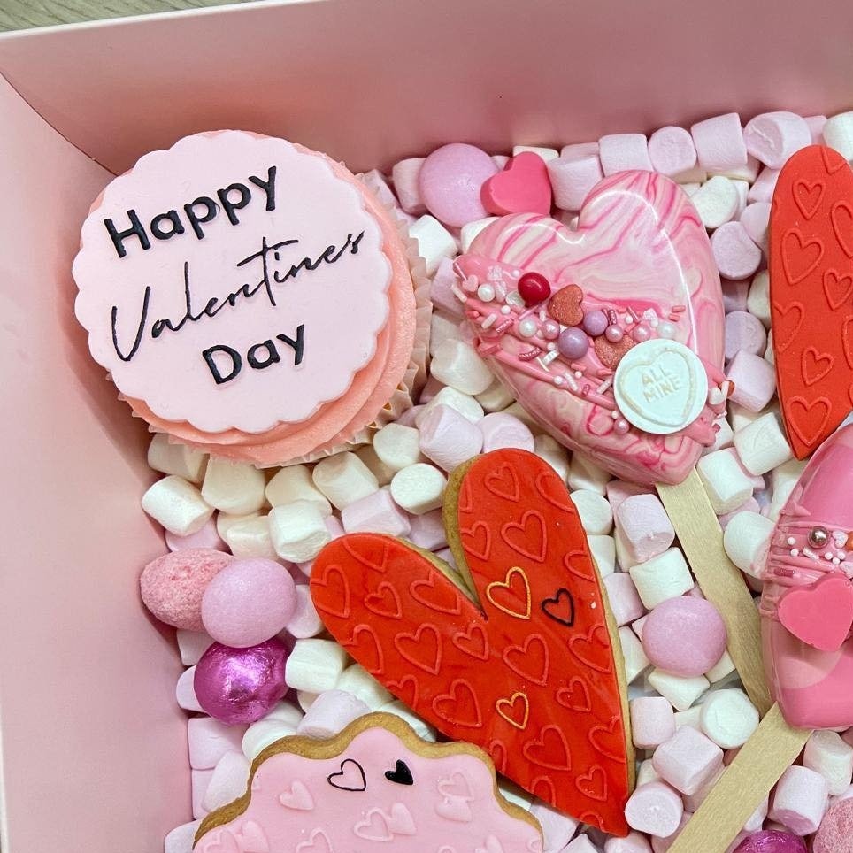 Happy Valentines Day Fondant Embosser - Harwill & Fox