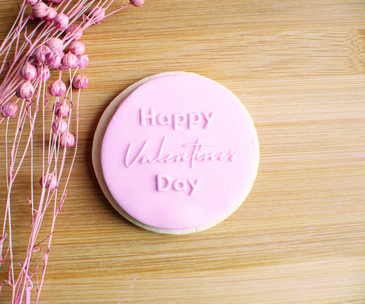Happy Valentines Day Fondant Embosser - Harwill & Fox