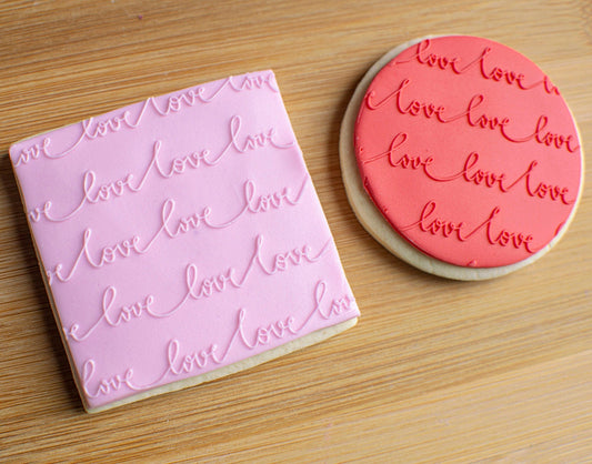Lots Of Love Valentines Fondant Embosser - Harwill & Fox