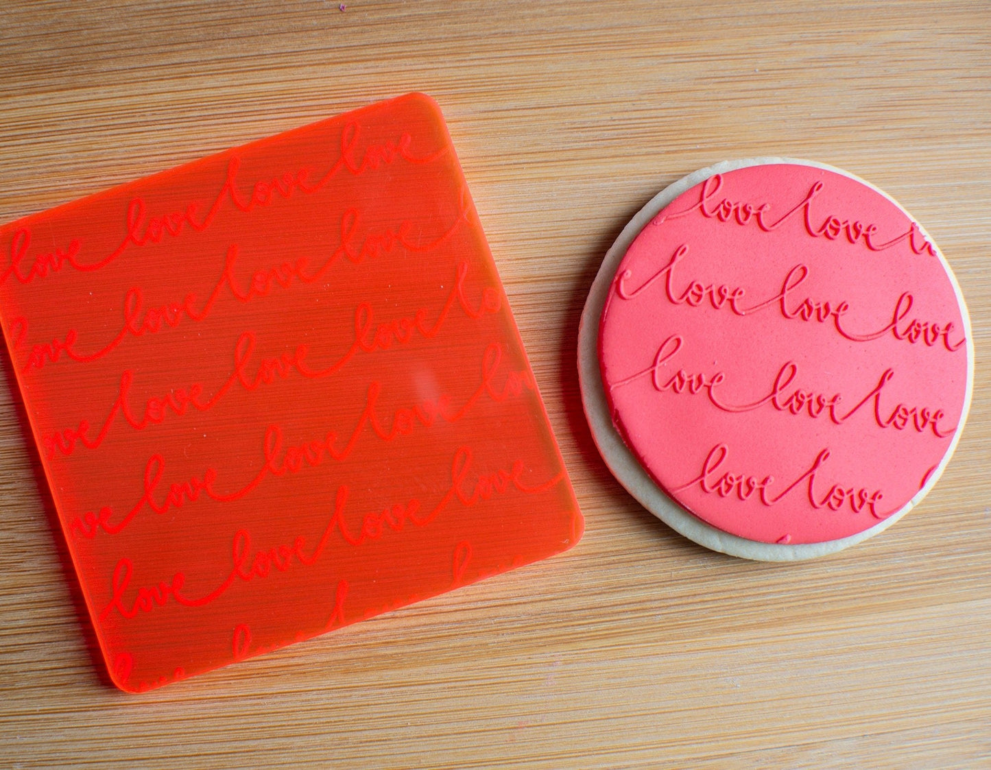 Lots Of Love Valentines Fondant Embosser - Harwill & Fox
