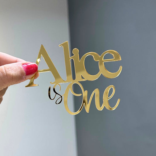 Name is One Cake Charm - Harwill & Fox