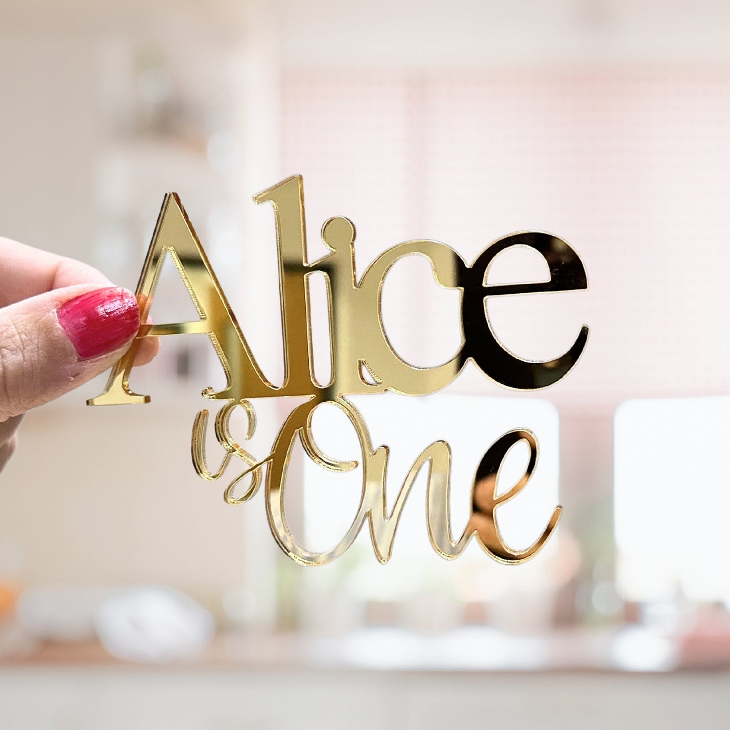 Name is One Cake Charm - Harwill & Fox
