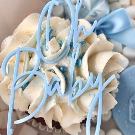 Oh Baby Word Cupcake Charm - Harwill & Fox