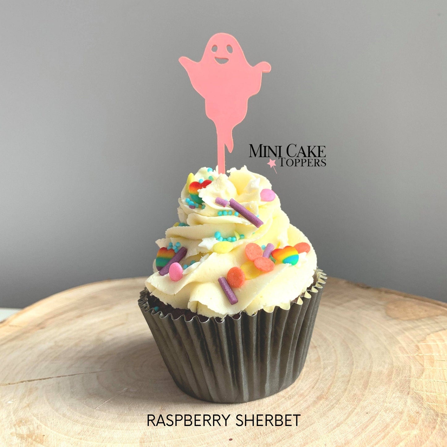 Pastel Ghost Halloween Cupcake Toppers - Harwill & Fox