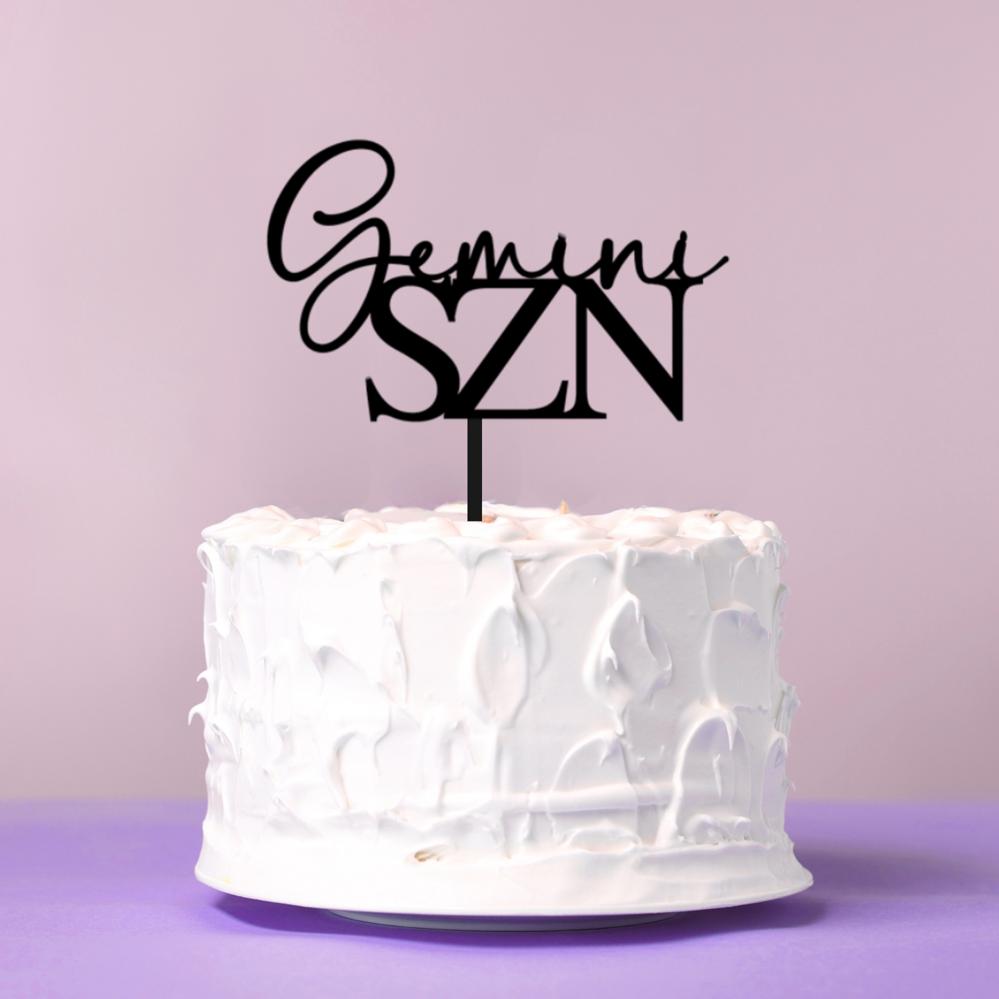 Gemini SZN Cake Topper