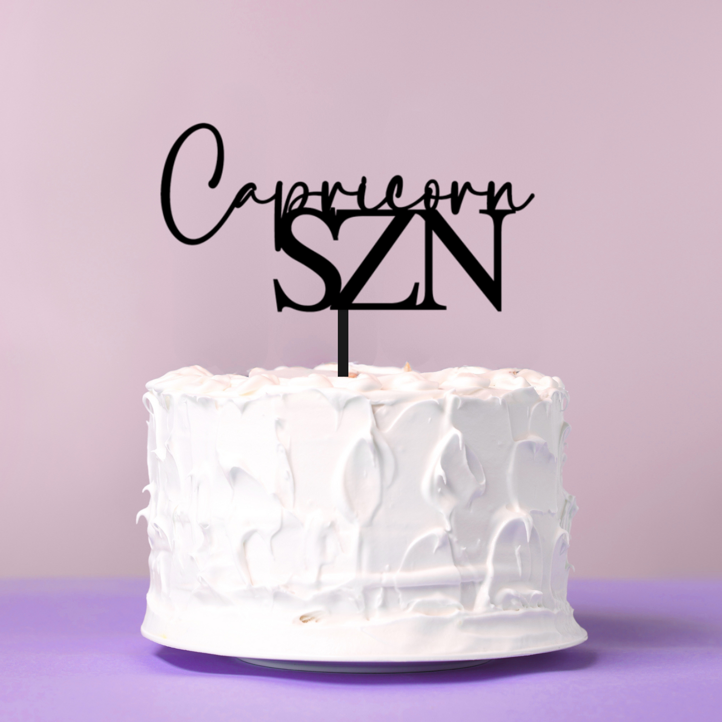 Capricorn SZN Cake Topper