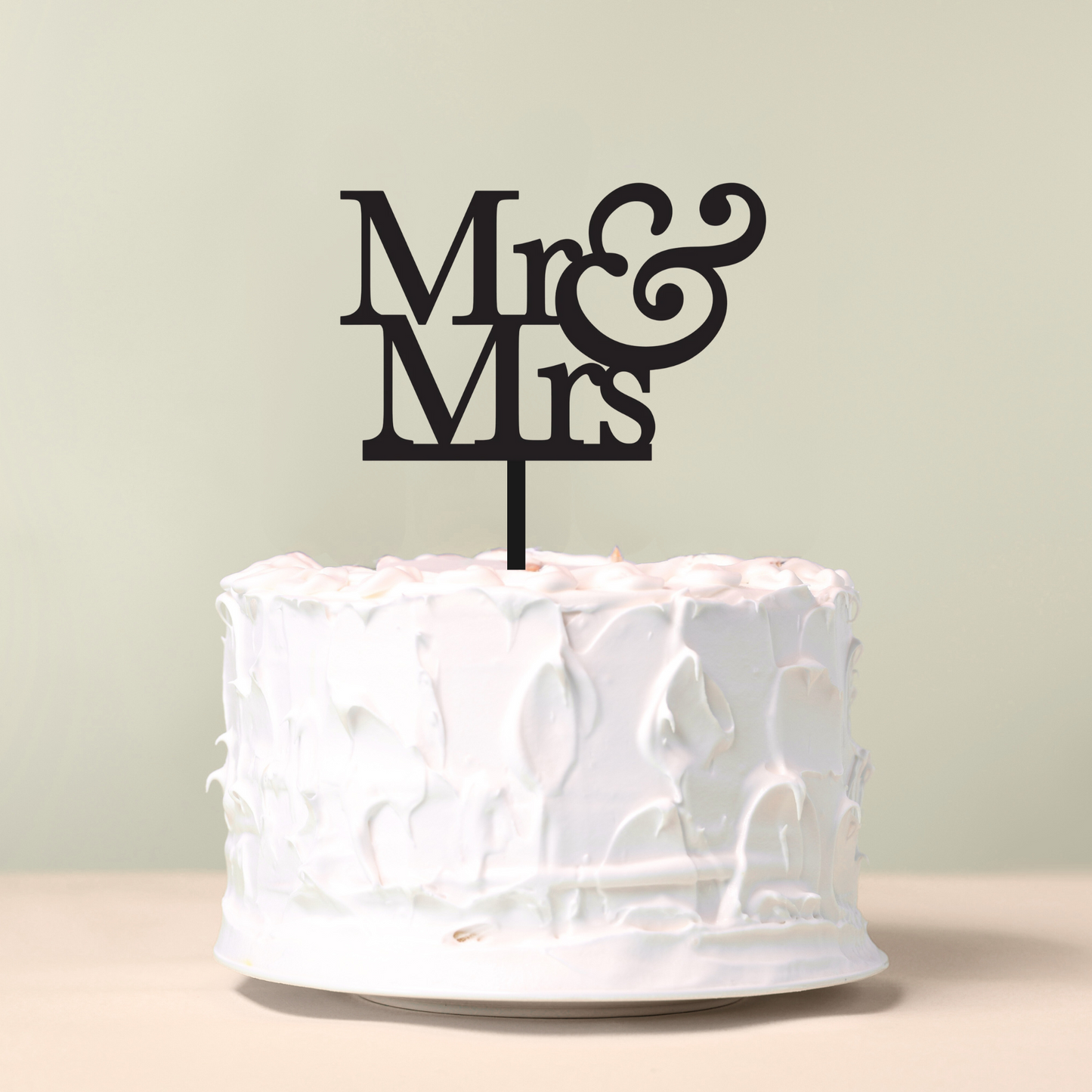 Mr & Mrs Cake Topper