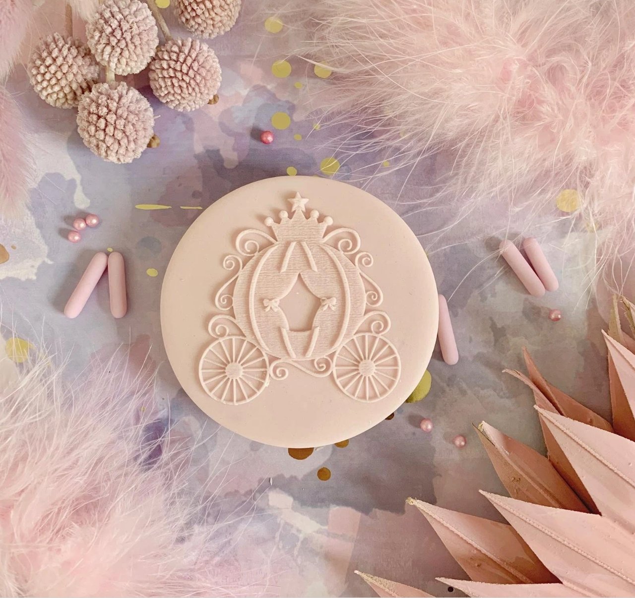 Princess Carriage Fondant Embosser - Harwill & Fox