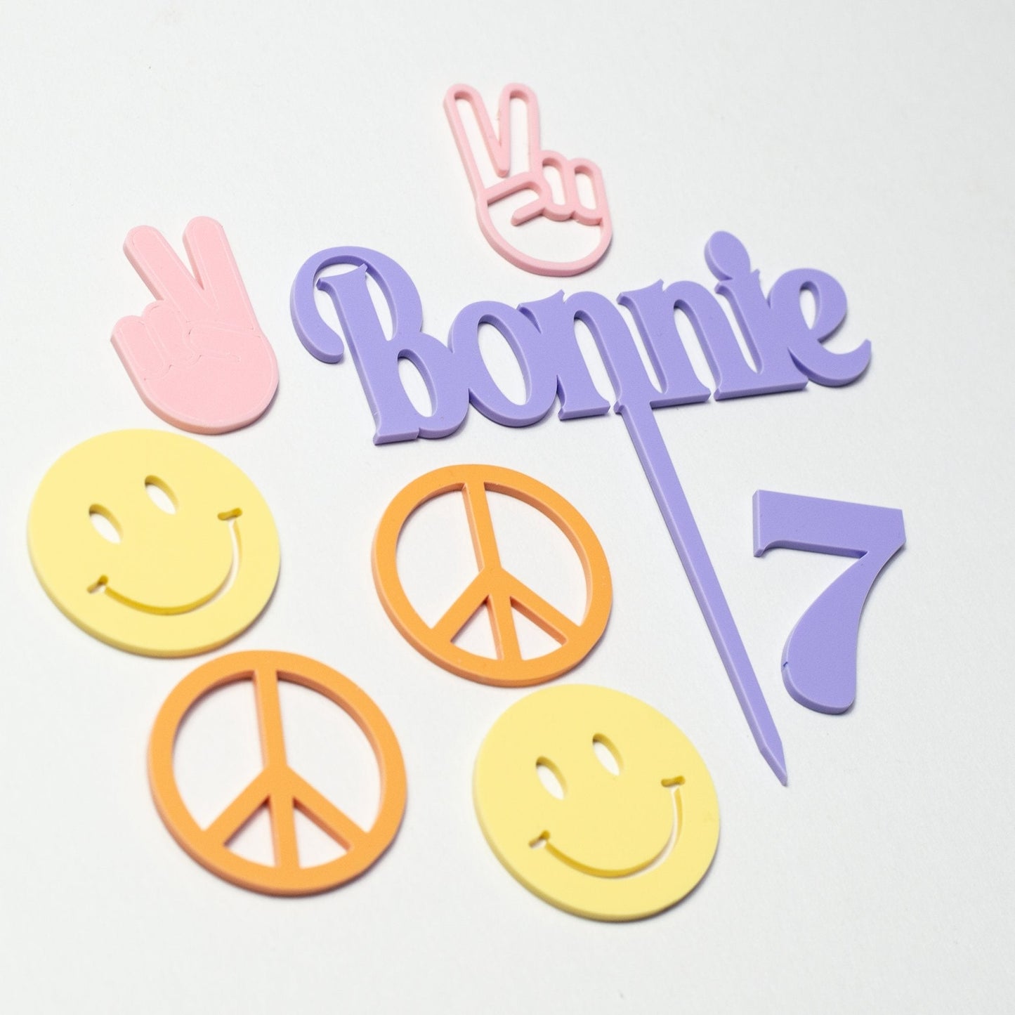 Retro Theme Cake Topper Pack - Harwill & Fox