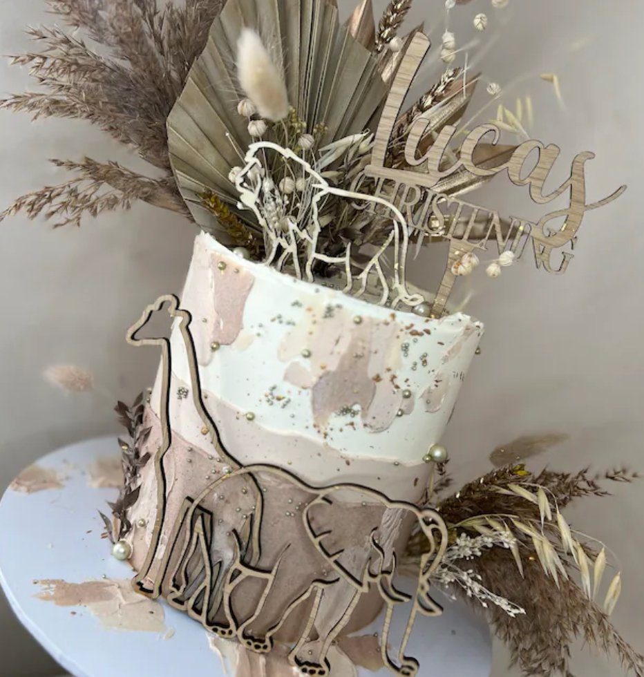 Safari Theme Cake Topper Pack - Harwill & Fox