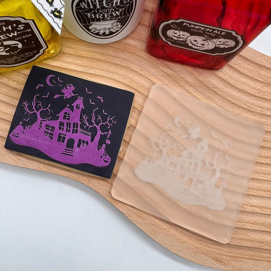Spooky House Halloween Embosser - Harwill & Fox