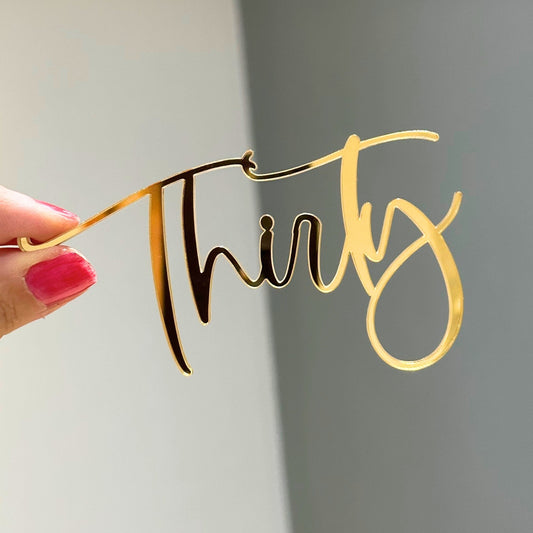 Thirty Cake Charm - Harwill & Fox