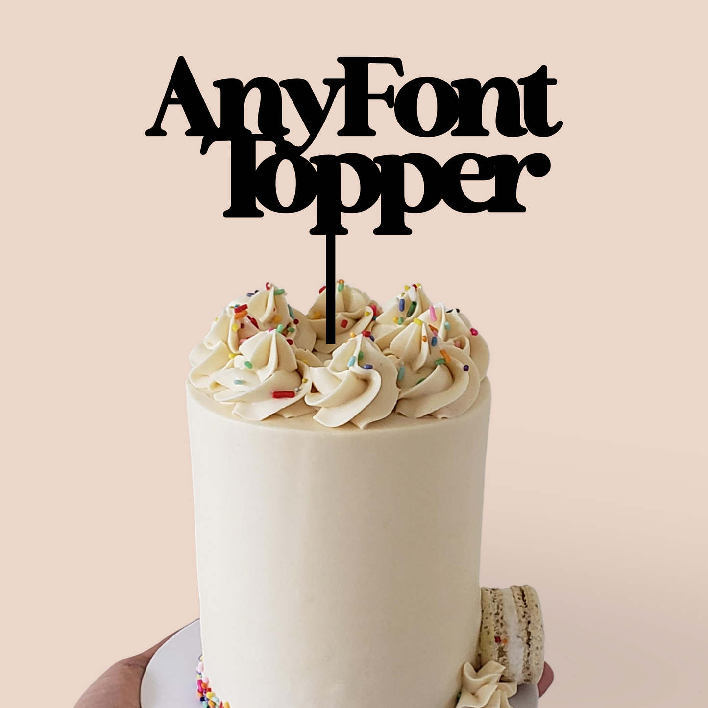 Fully Customised Cake Topper