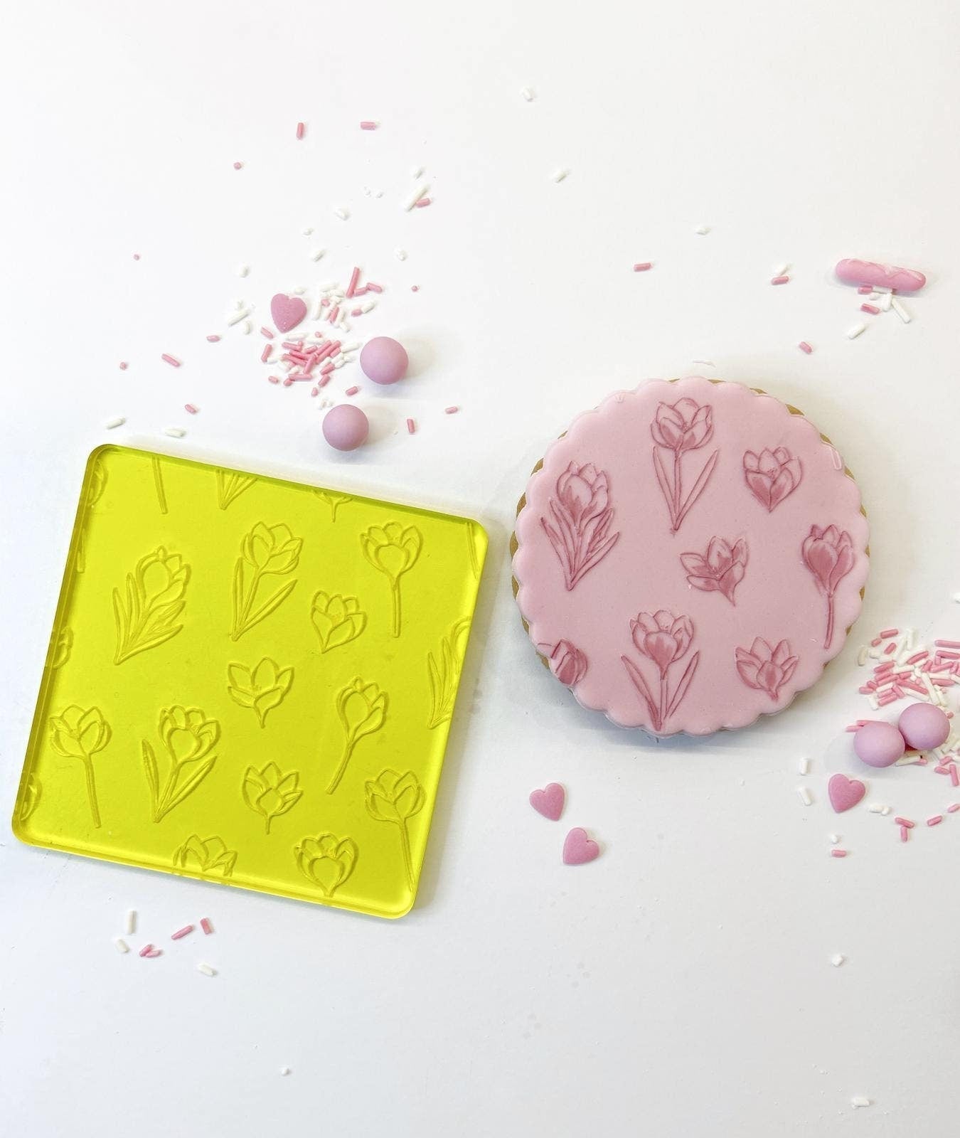 Tulips Fondant Embosser - Harwill & Fox