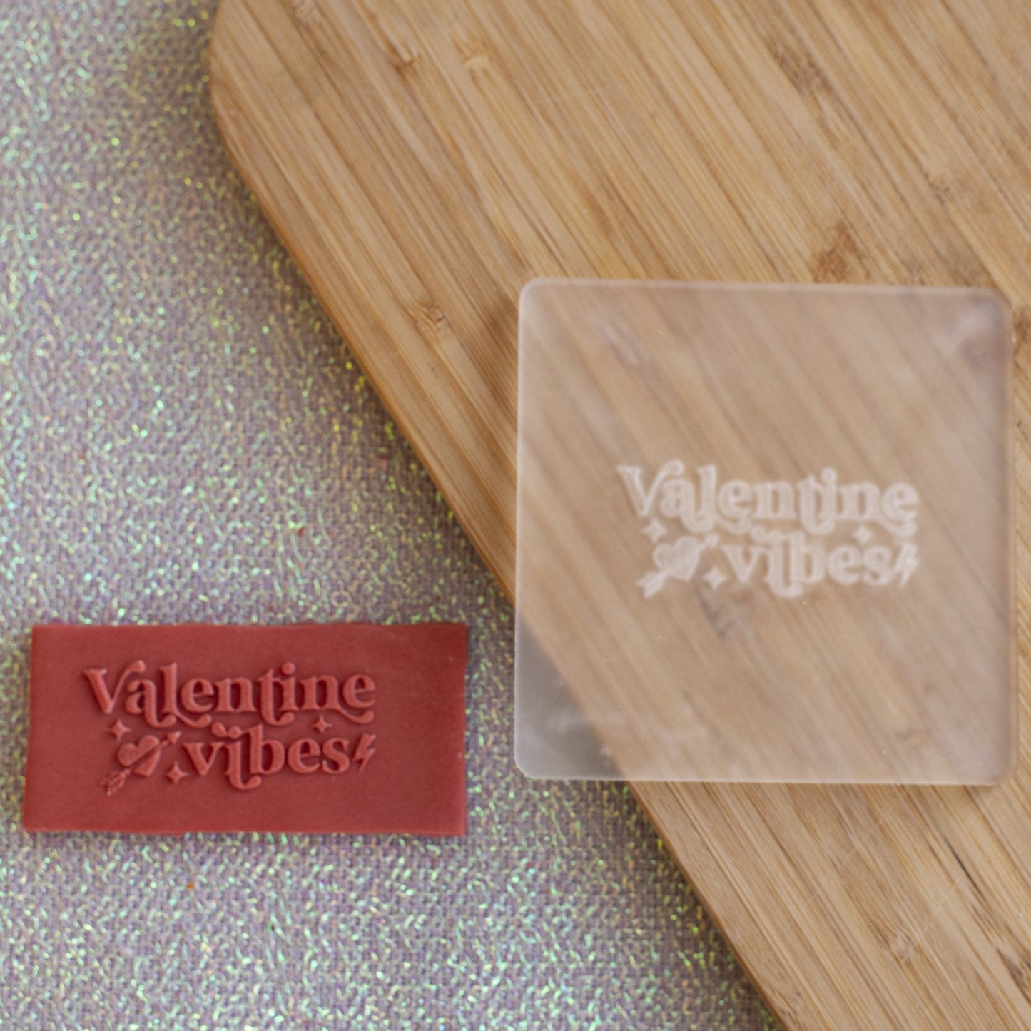 Valentines Vibes Fondant Embosser - Harwill & Fox