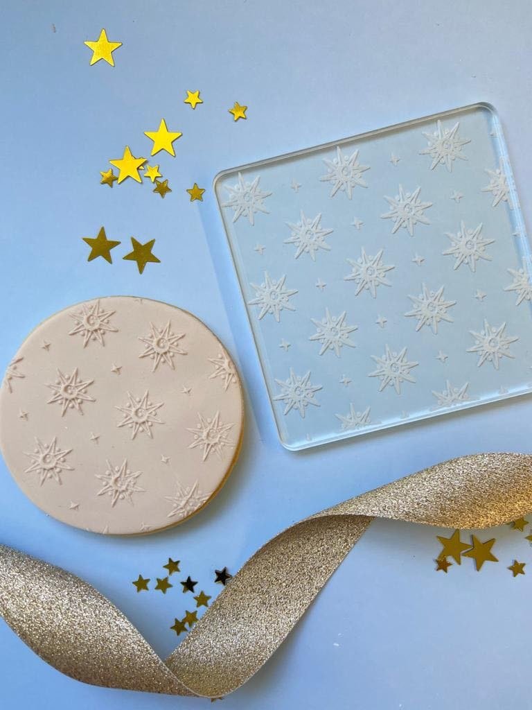 Zodiac Chakra Stars Fondant Embosser - Harwill & Fox