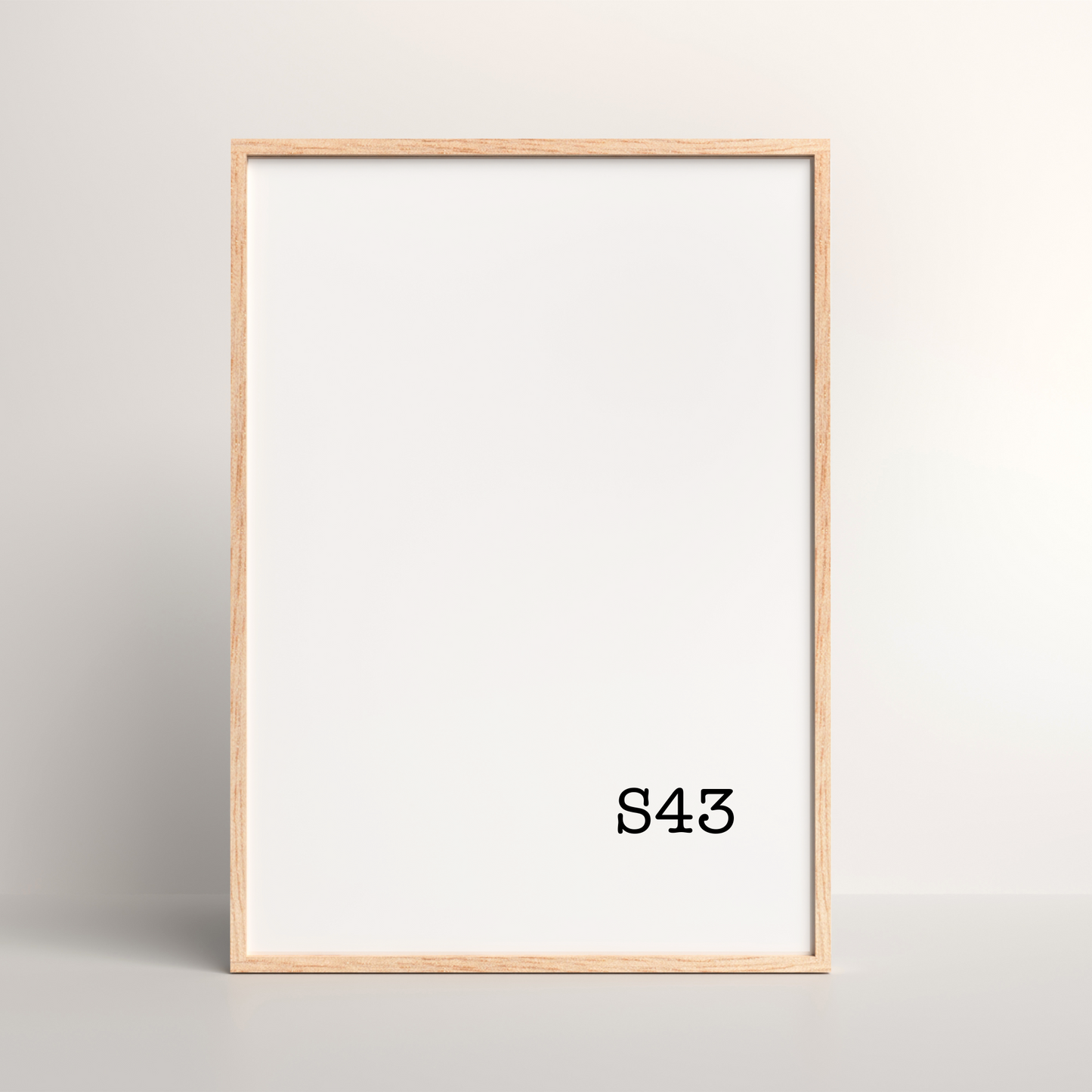 Postcode Personalised Luxury Wall Art Print