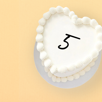 Custom Age Acrylic Cake Charm - Harwill & Fox