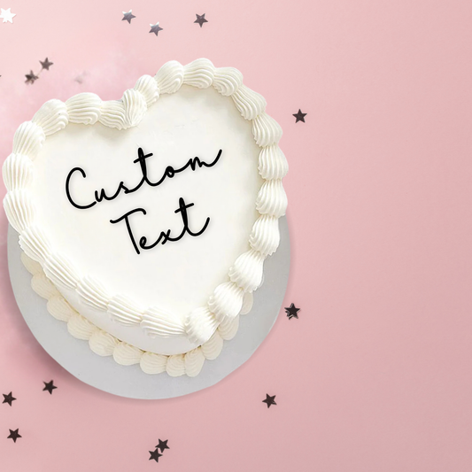 Custom Text Cake Charm