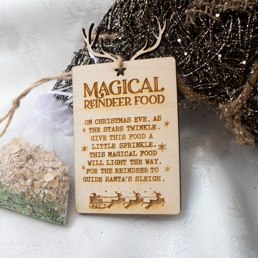 Reindeer Food Tag - Harwill & Fox