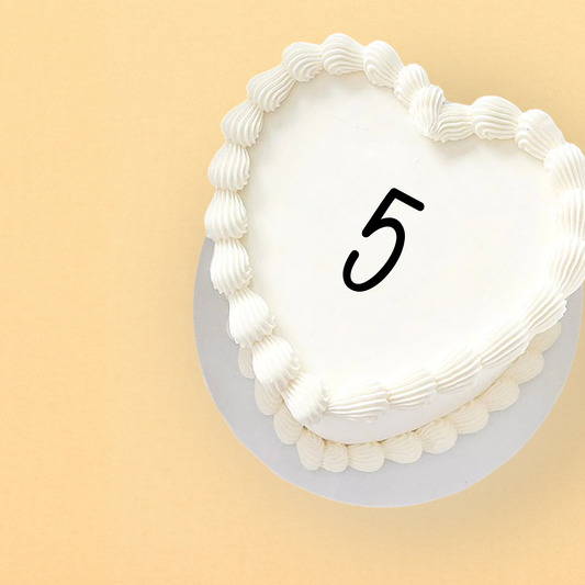 Custom Age Acrylic Cake Charm - Harwill & Fox