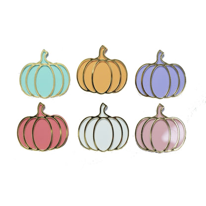 Gold and Pastel Pumpkin Cupcake Charms - Harwill & Fox