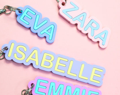 Personalised Name Keyring