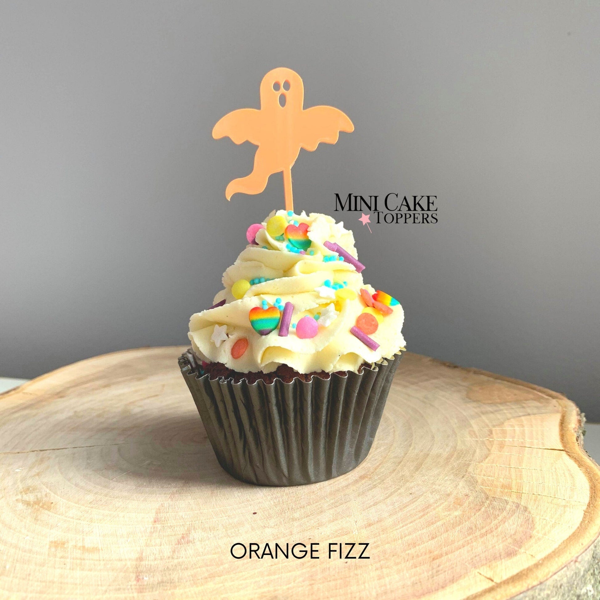 Pastel Ghost Halloween Cupcake Toppers - Harwill & Fox
