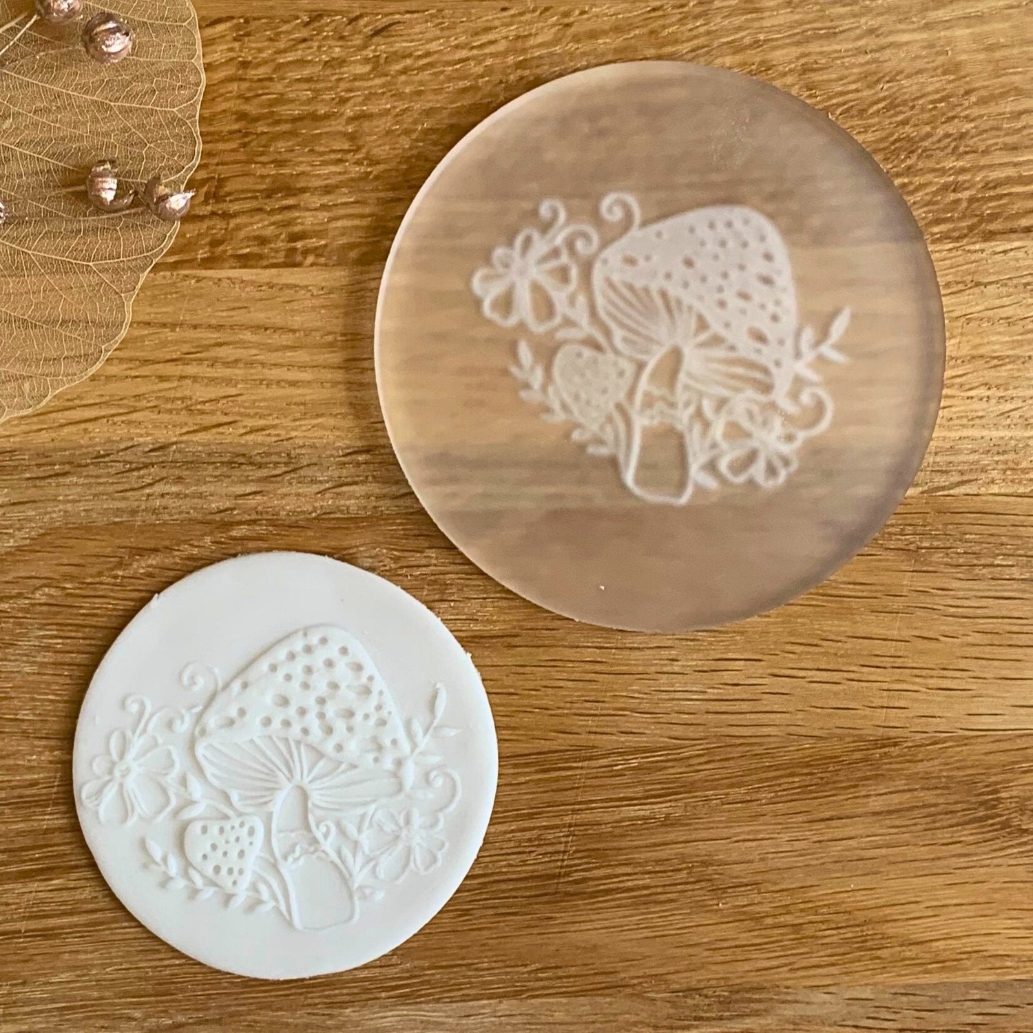 Whimsical Mushroom Fondant Embosser - Harwill & Fox